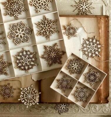 ​​Vector de Copos Nieve