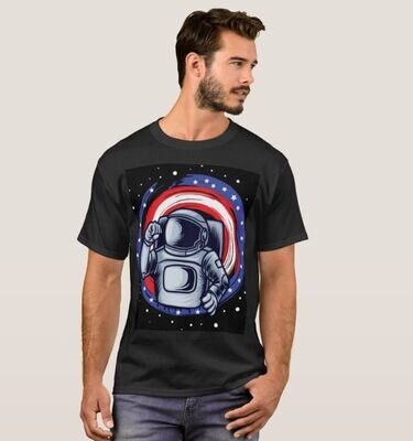 ​​Vector Tshirt Astronauta