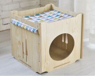Vector Cama Gato-Hamaca
