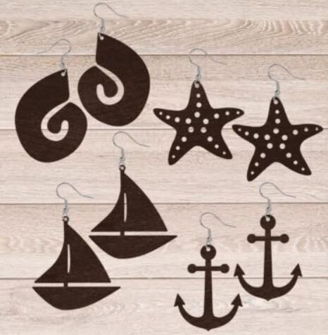​​Vector de Set de Aretes Sea
