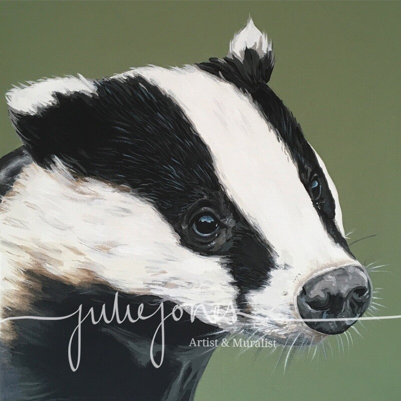 ‘Mr Badger’ fine art print