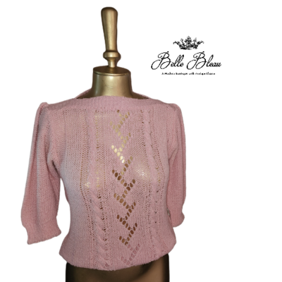 Vintage Crochet Pullover