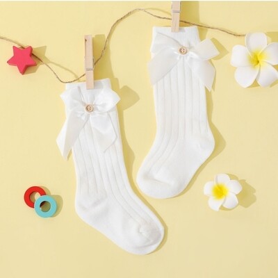 Kids Bow Decor Socks