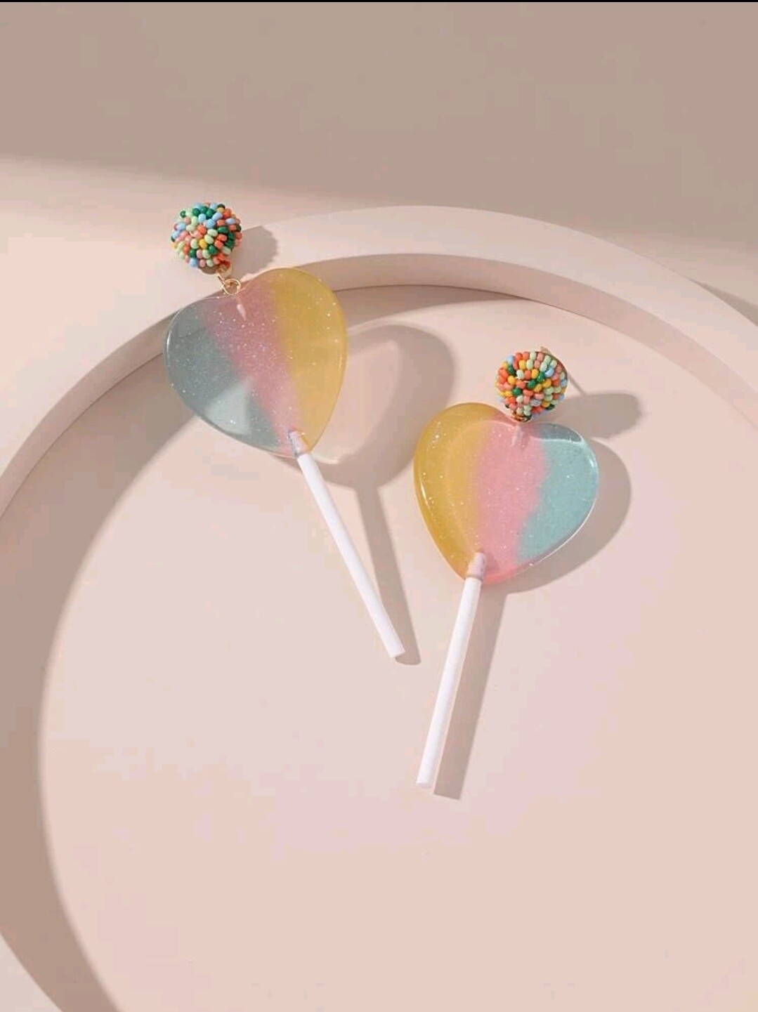 Heart Lollipop Earrings