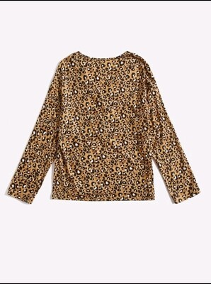 Ladies Leopard Print Tee