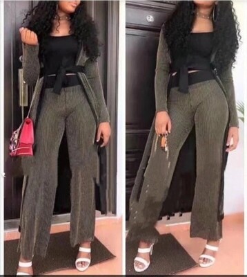 Ladies Two Piece Palazzo Set