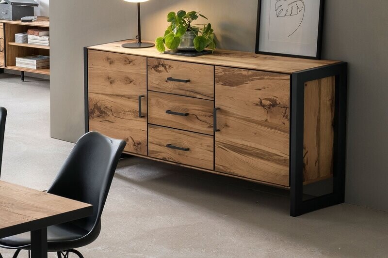 KOMMODE &quot;JANNE&quot; ALTEICHE FURNIERT 168CM