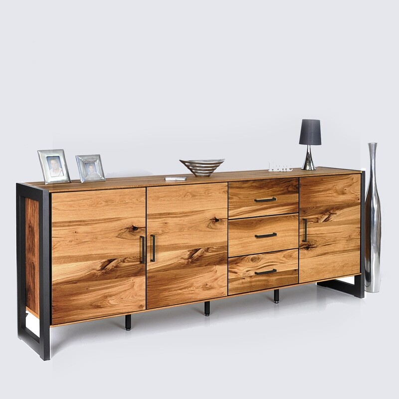 KOMMODE &quot;JANNE&quot; ALTEICHE FURNIERT 218CM