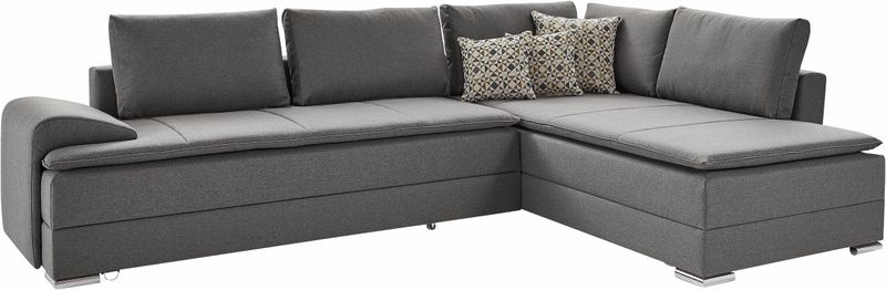 ECKSOFA &quot;DAY&amp;NIGHT&quot; VON INOSIGN mit Bettfunktion grau