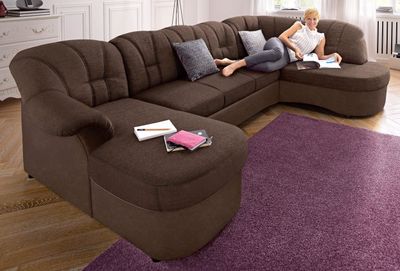 WOHNLANDSCHAFT &quot;FLORES&quot; VON DOMO COLLECTION mit BETTFUNKTION