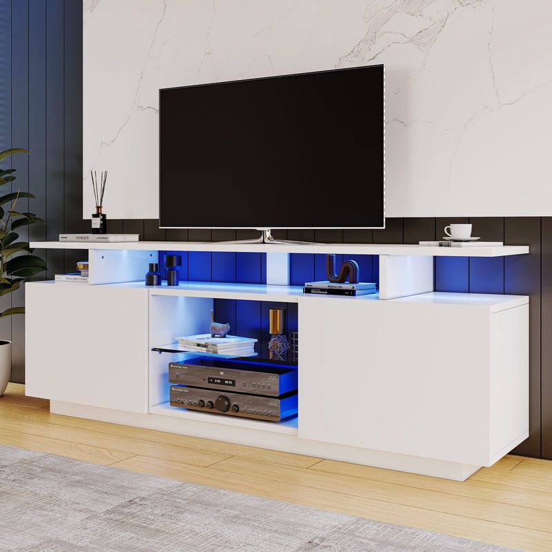 TV-SCHRANK MIT LED BELEUCHTUNG
