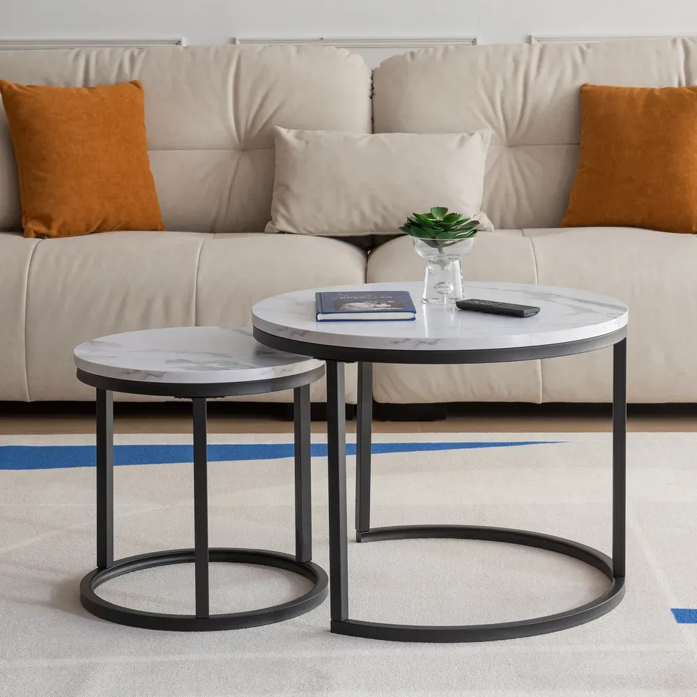 COUCHTISCH MARMOROPTIK