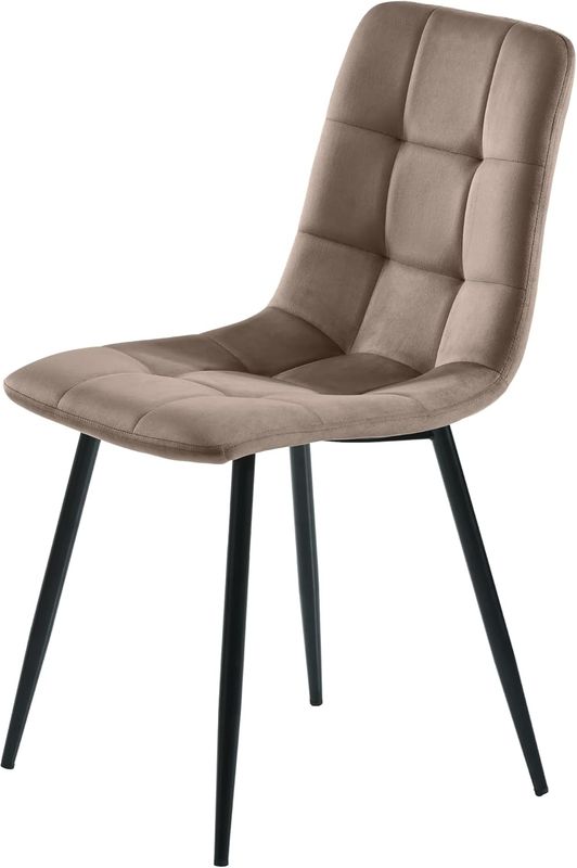 4-er SET ESSZIMMERSTUHL SAMT GEPOLSTERT braun 4-er SET ESSZIMMERSTUHL SAMT GEPOLSTERT braun