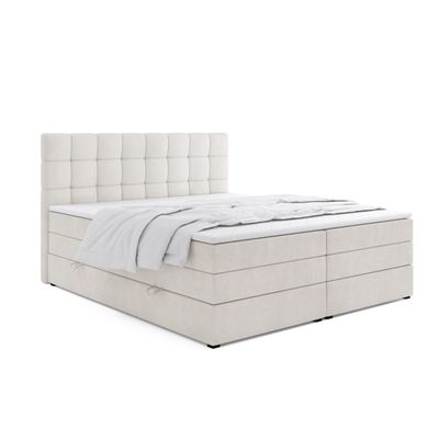 Boxspringbett 160x200 IGELLA KING mit Bettkasten, Doppelmatratze H3 & Topper Boxspringbett 160x200 IGELLA KING mit Bettkasten, Doppelmatratze H3 & Topper