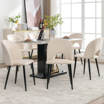 4-er SET ESSZIMMERSTUHL SAMT CREME 4-er SET ESSZIMMERSTUHL SAMT CREME