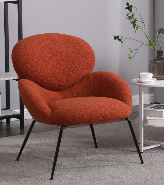 SESSEL in TEDDY-SAMTSTOFF orange SESSEL in TEDDY-SAMTSTOFF orange