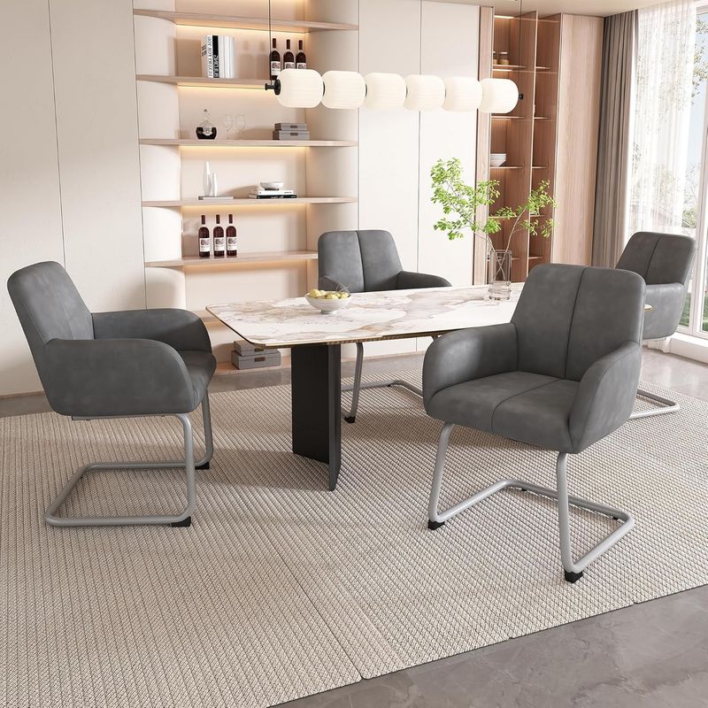 4-er SET ESSZIMMERSTUHL grau 4-er SET ESSZIMMERSTUHL grau