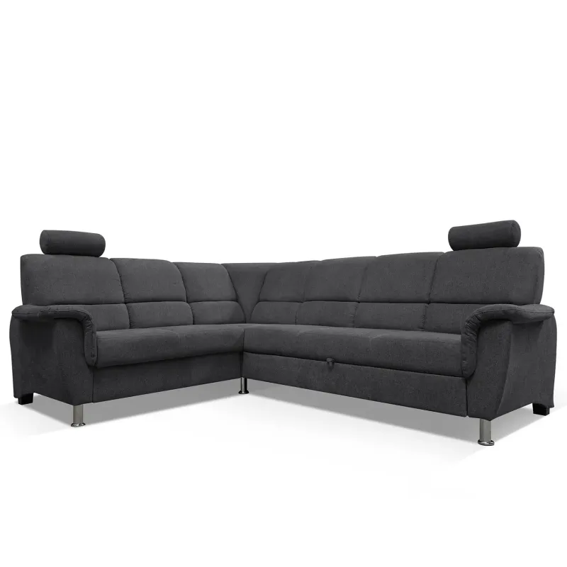 ECKSOFA "DIEGO" mit KOPFLEHNEN &amp; BETTFUNKTION