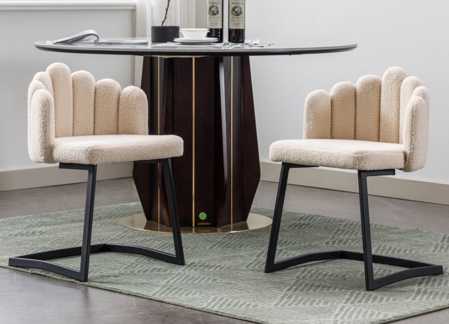 2-er SET FREISCHWINGER TEDDY SAMTSTOFF beige