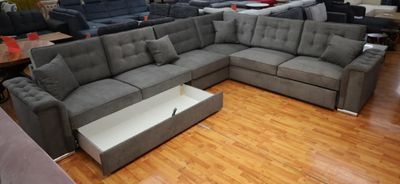 WOHNLANDSCHAFT "BOSS" MIT BETTFUNKTION