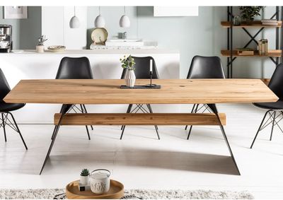 Esstisch Massivholz Eiche  mit Schweizer Kante 200x100cm