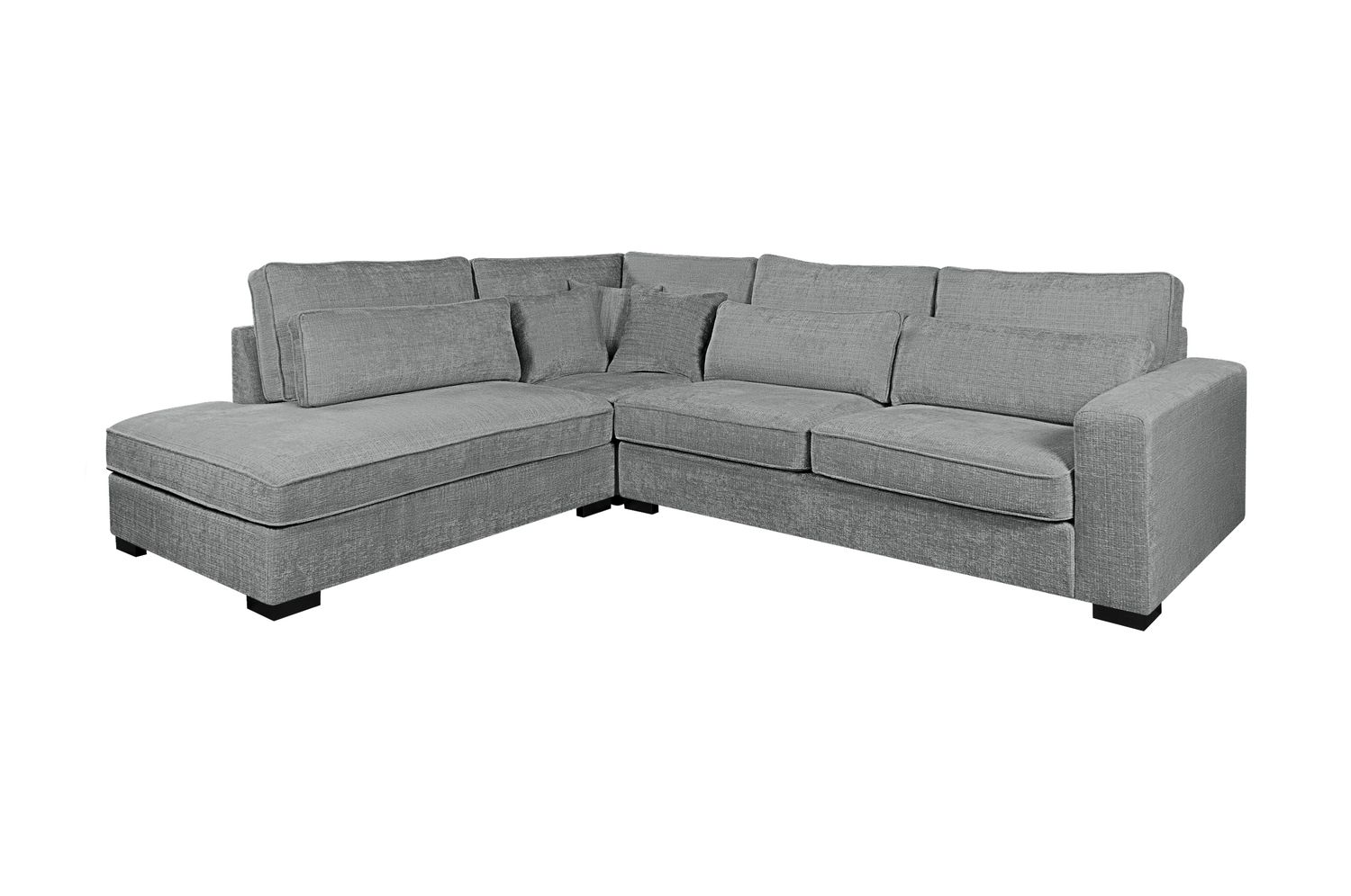 ECKSOFA "COAST"  GRAU OTTOMANE LINKS