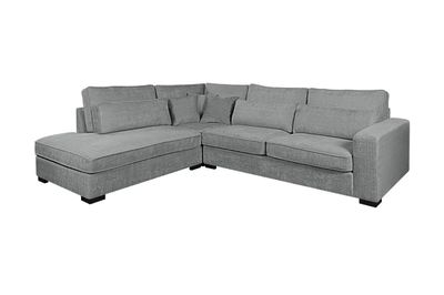 ECKSOFA "COAST"  GRAU OTTOMANE LINKS
