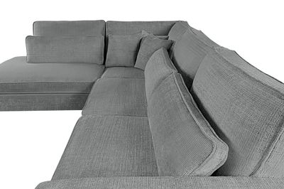 ECKSOFA "COAST"  GRAU OTTOMANE LINKS