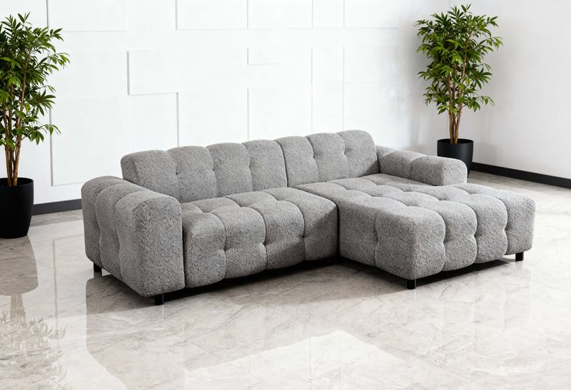ECKSOFA "JUNO"  GRAU