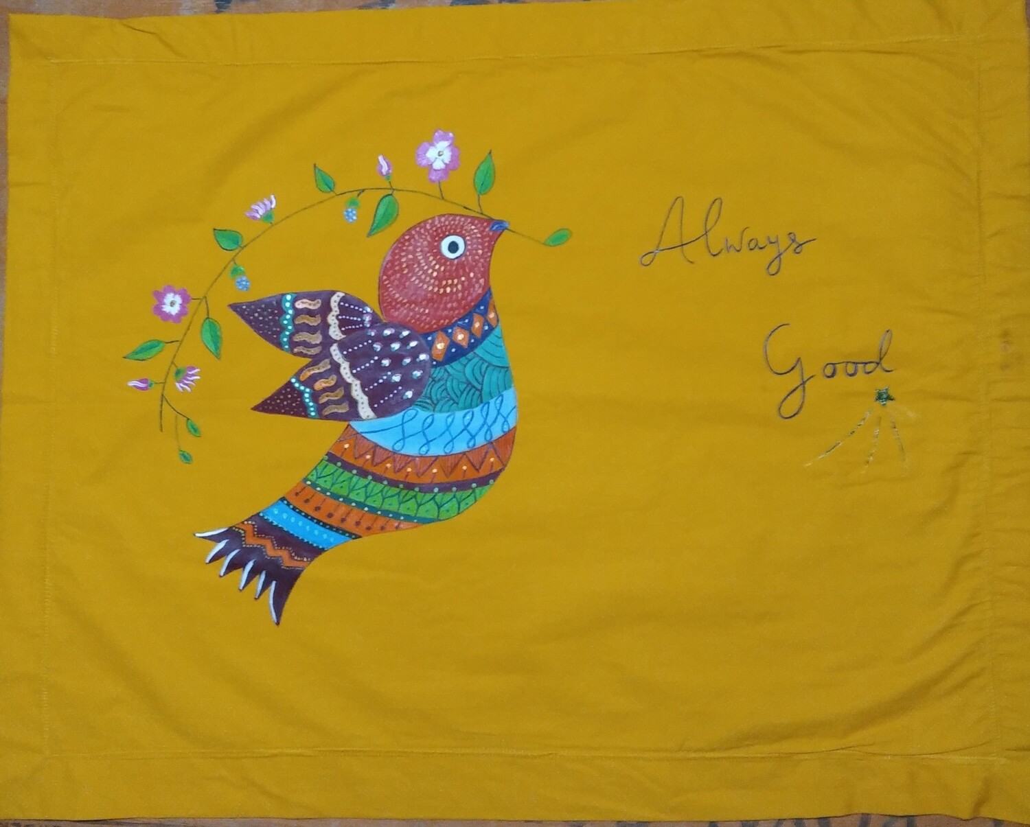 Hand Painted Pillow Covers