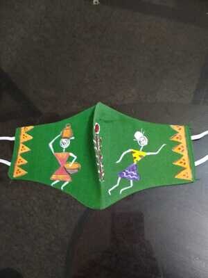 Hand painted Face Mask