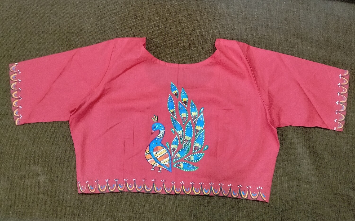 Hand Painted cotton blouse