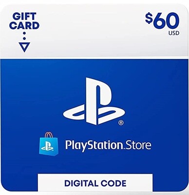 $60 PlayStation Store Gift Card [Digital Code]