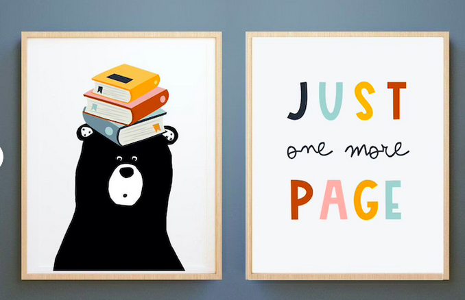 Wall Posters - Just one more page A0 (Set of 2 posters)