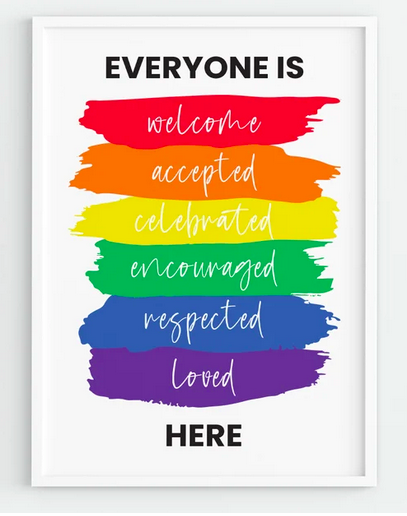 Wall Posters - Everyone is welcome A0