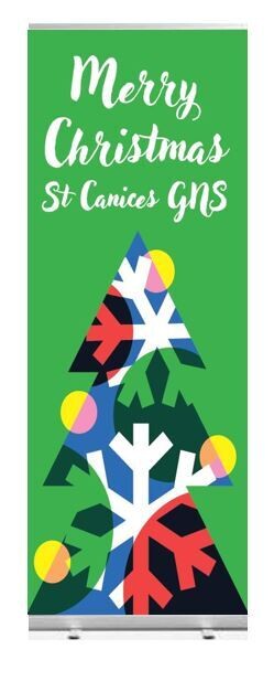 Xmas Pull-Up Banner - Personalised