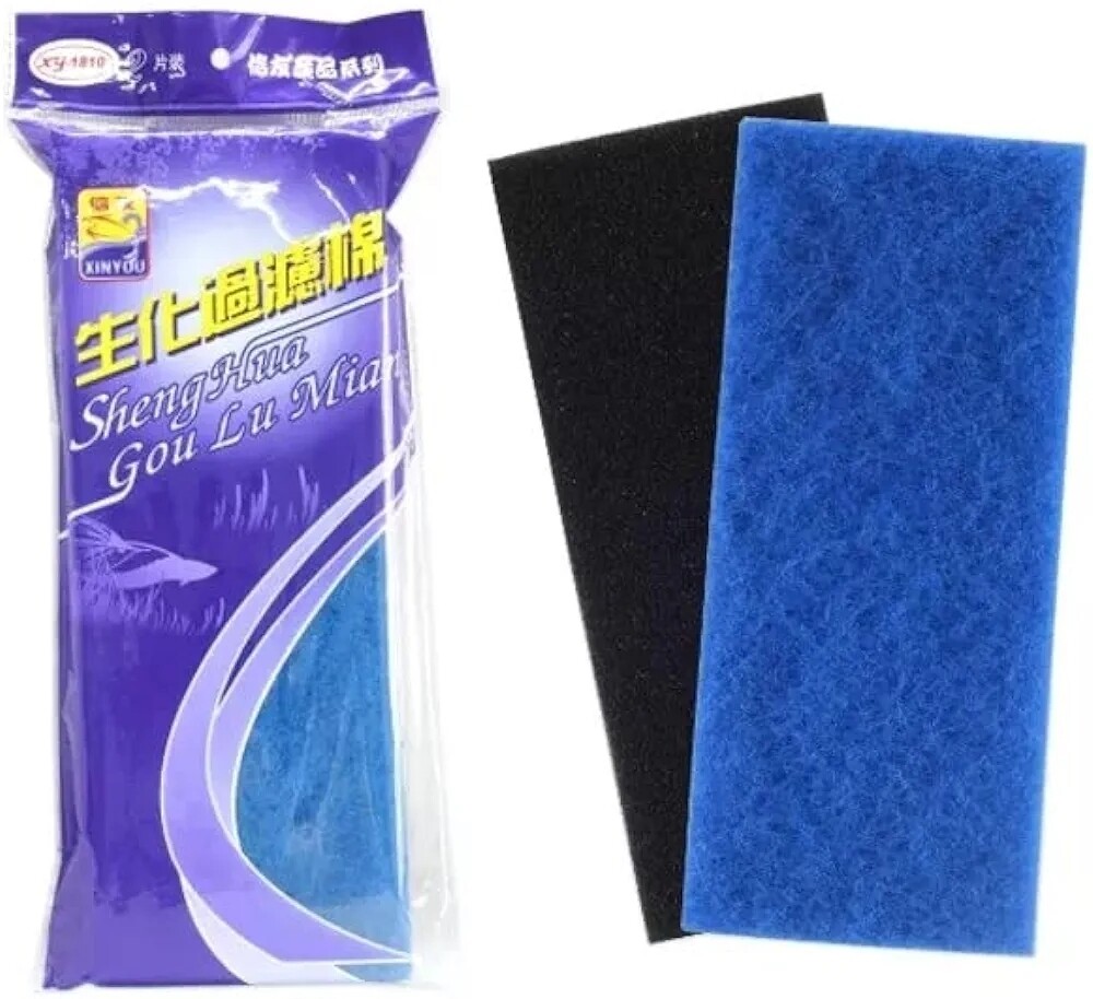 ميديا الفلتر قطعتين اسفنج بايلوجي + ميكانيكي 31×12 سم
