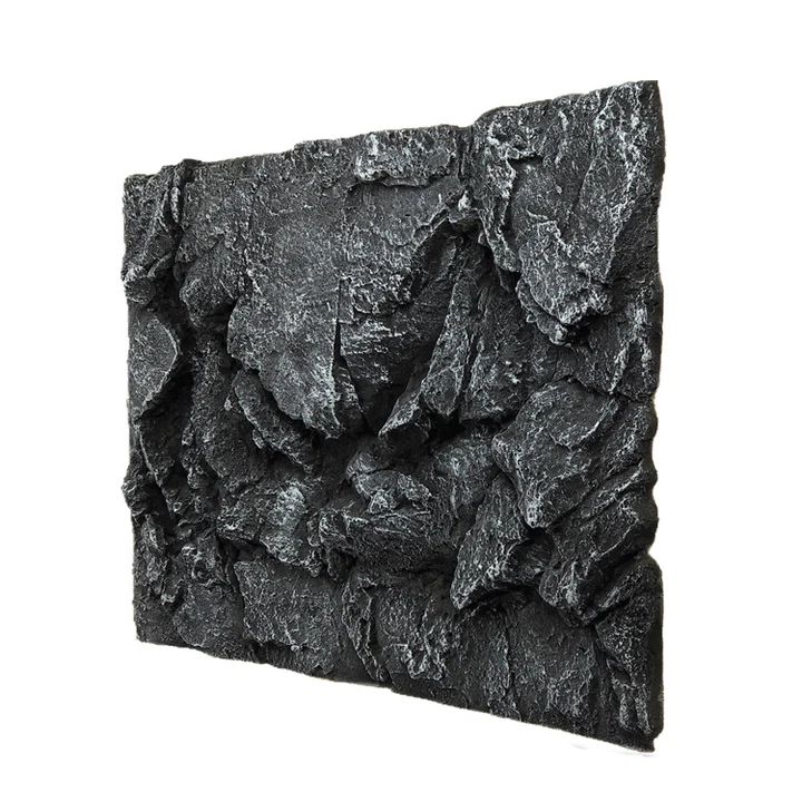 خلفية فوم حجرية لون اسود قياس 60*45 سم