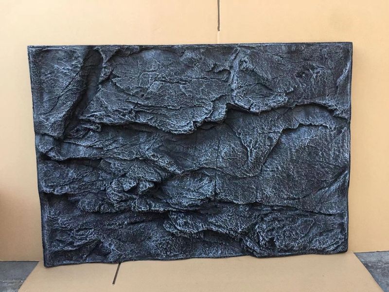 خلفية فوم حجرية لون اسود قياس 80*55 سم