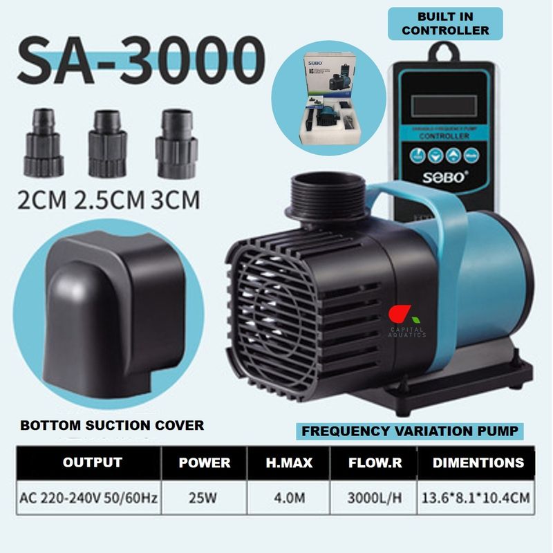 مضخة سوبو سامب ضغط عالي مع تحكم 3000 لتر/ساعة