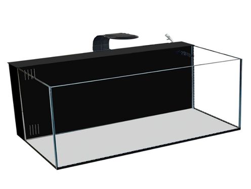 حوض سوبر وايت مع فلتر سامب خلفي و انارة طول 60 سم