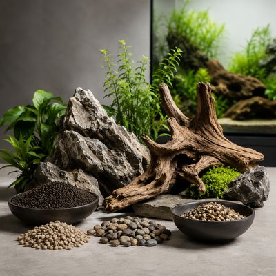التربة و الديكورات