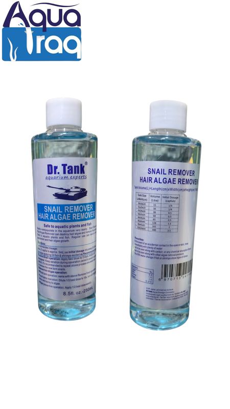 علاج قاتل الحلزونات و الطحالب الشعرية  من دكتور تانك 250 مل