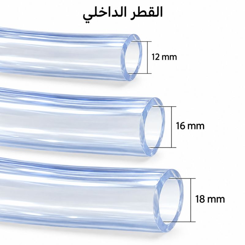 خرطوم للفلاتر و الكانستر - شفاف