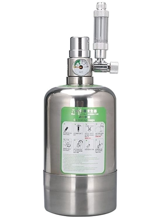 منظومة توليد غاز ثاني اوكسيد الكاربون عملية متكاملة قنينة 2 لتر ستيل