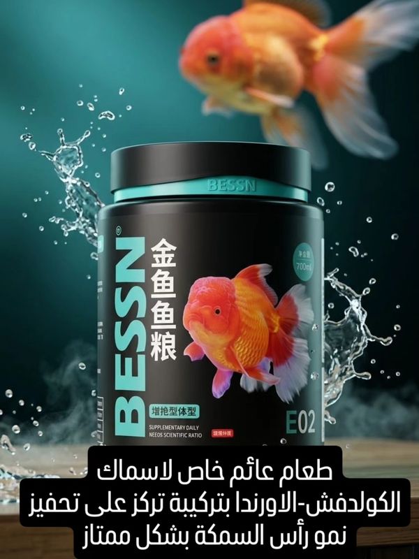 طعام اسماك الكولد فش بيسين علبة 270 غم حبيبات عائمة