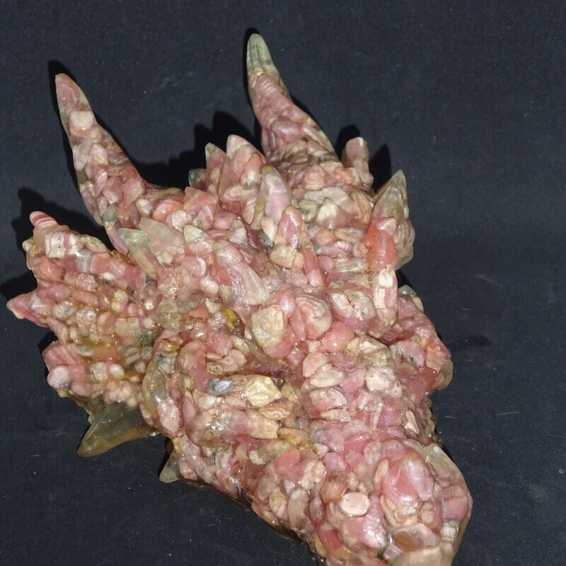 Drachenkopf aus der Neuen Zeit : Rhodochrosit Drachenkopf aus der Neuen Zeit : Rhodochrosit
