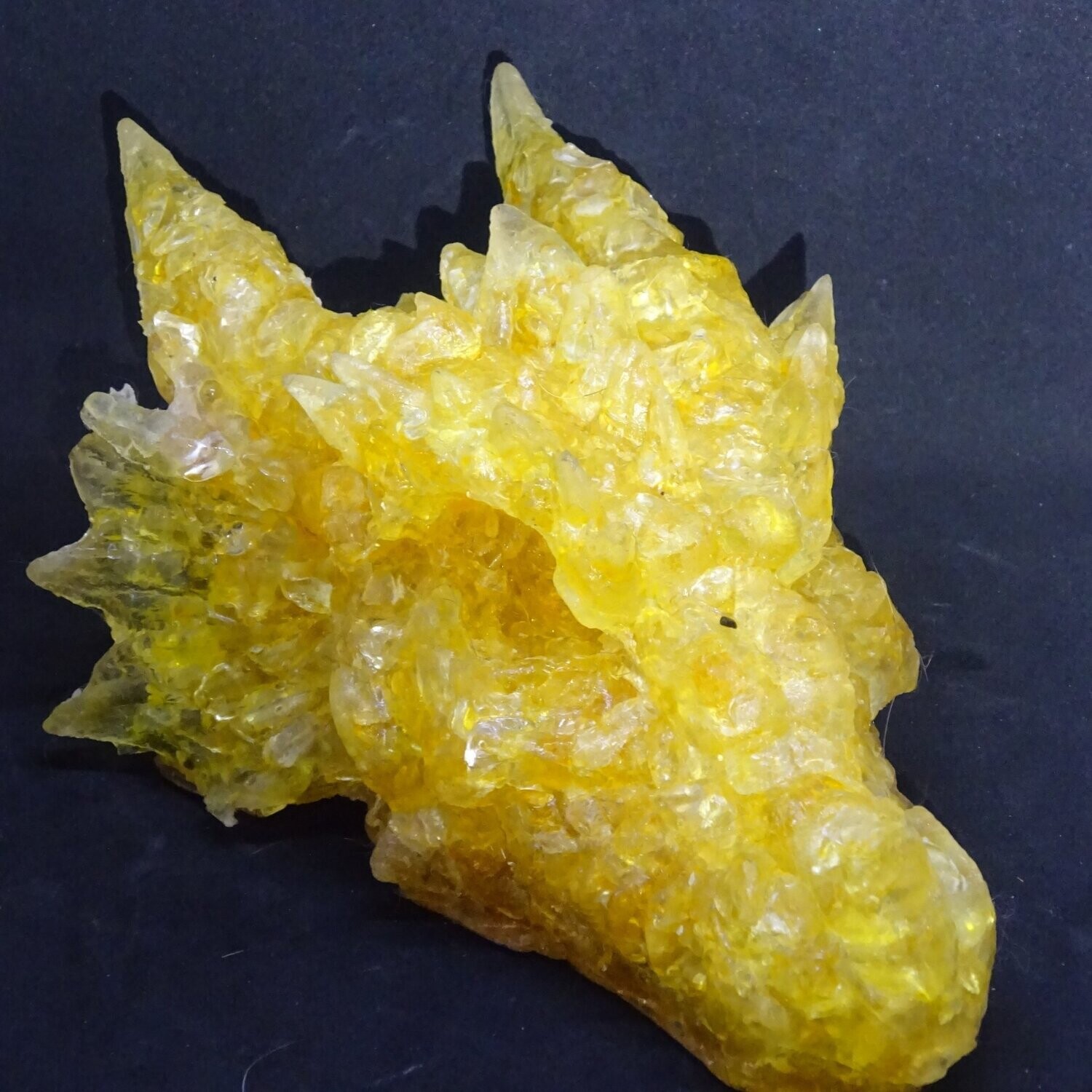 Drachenkopf aus der Neuen Zeit: Citrin Drachenkopf aus der Neuen Zeit: Citrin