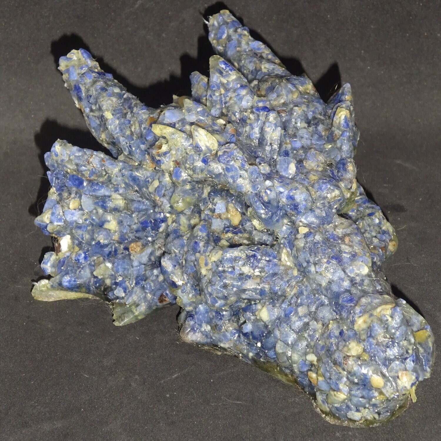 Drachenkopf aus der Neuen Zeit: Sodalith
