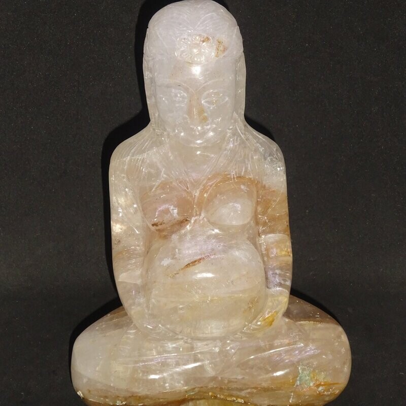 Göttin Gaia: Himalaya Quarz mit Golden Healer Göttin Gaia: Himalaya Quarz mit Golden Healer